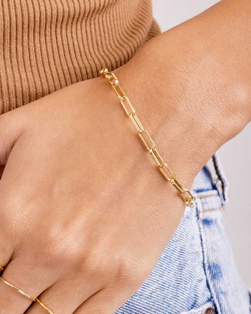 gorjana - Parker Bracelet 7 1/4Ã¢â‚¬ - 18K Gold-Plated - Ideal Gift Packaging - Everyday Stack, Layering with Other Jewelry - Image 5